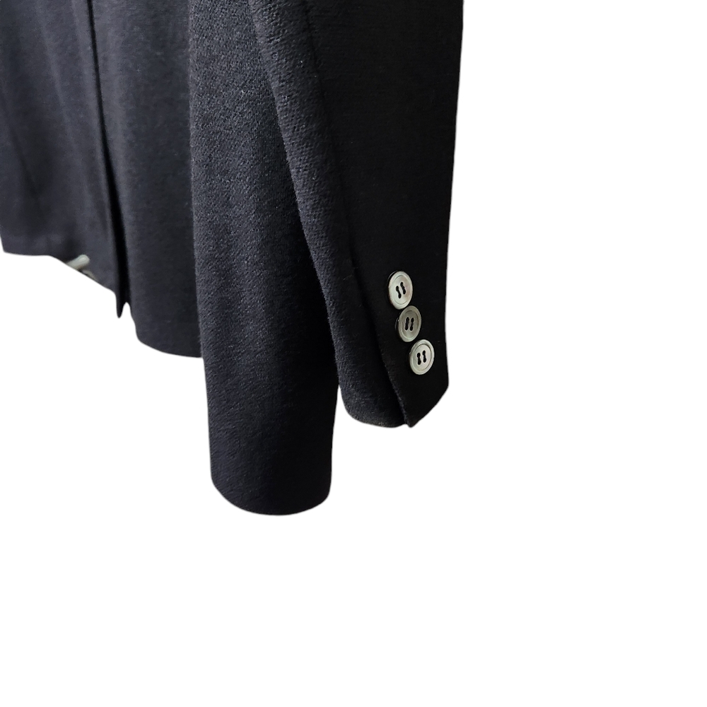 Neiman Marcus Vintage 100% Cashmere 90's ACTWU Black Sport Coat Men's Size 42 L - Picture 6 of 12